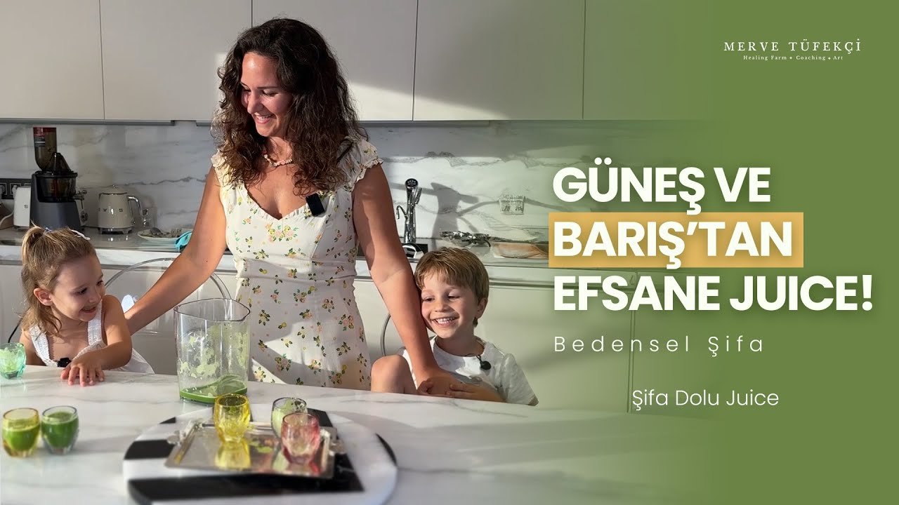 Güneş ve Barış’tan Efsane Juice Tarifi