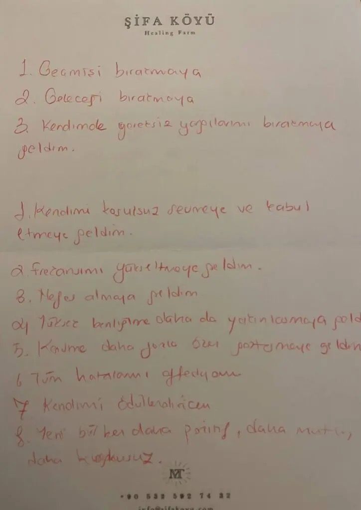 El yazısı not