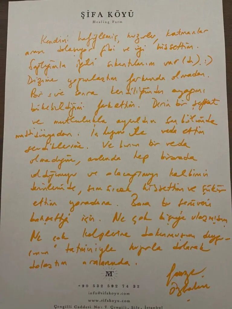 El yazısı not