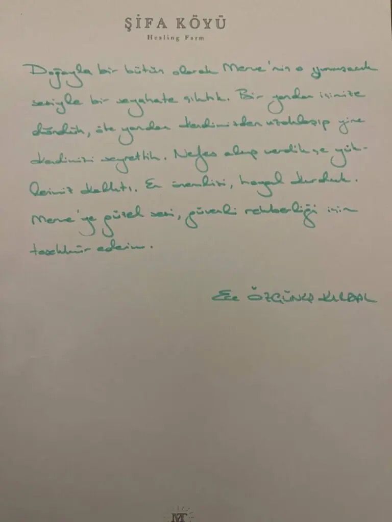 El yazısı not